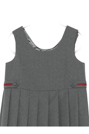 abito in cotone grigio GUCCI KIDS | 834384XWA1Z1401